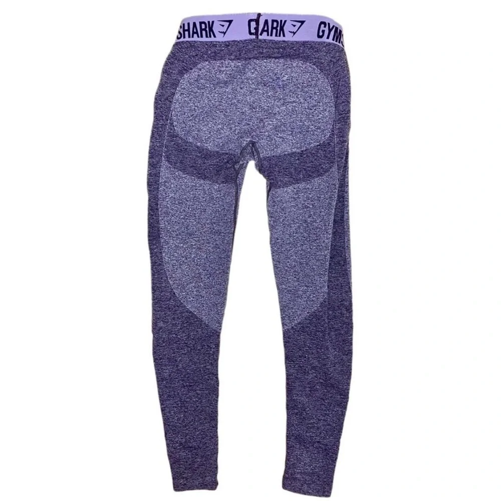 🦈 Gymshark Flex Dry Purple Marl Leggings